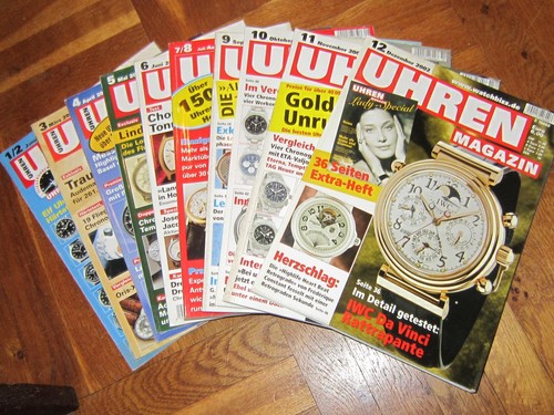 Zeitschriften uhren magazin - zeitschriften,