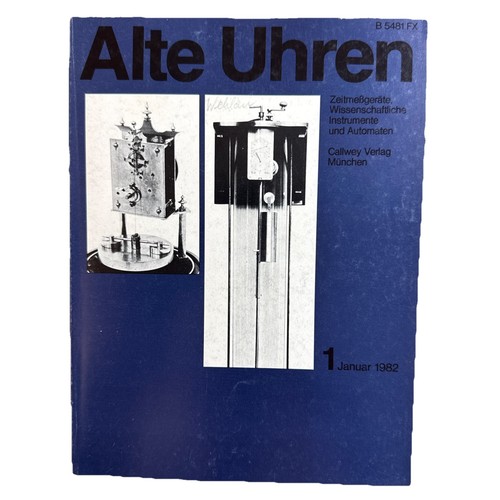 Alte uhren zeitschrift - alte,