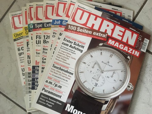 Zeitschrift uhren magazin - uhren,