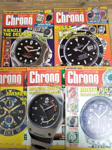 Uhren zeitschrift chrono world - zeitschrift,