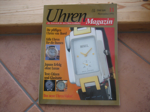 Uhren magazin november 1993 - uhren, magazin,