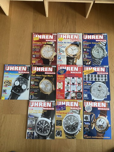Uhren magazin kompl jahrgang - uhren, kompl.