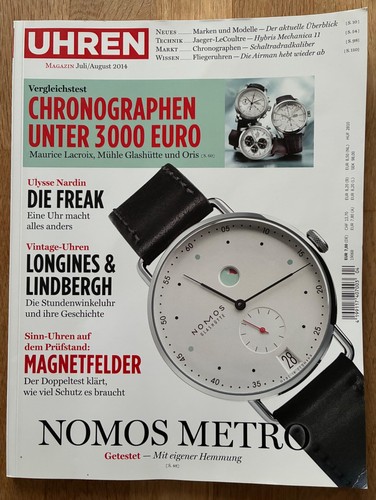 Uhren magazin juli august 2014 - uhren,