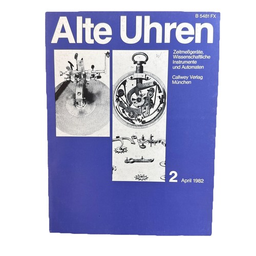 Alte uhren zeitschrift - alte,