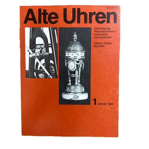 Alte uhren zeitschrift - uhren,
