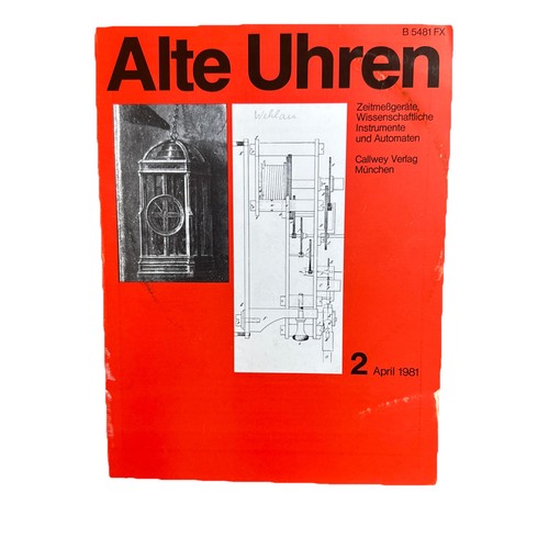 Alte uhren zeitschrift - alte,