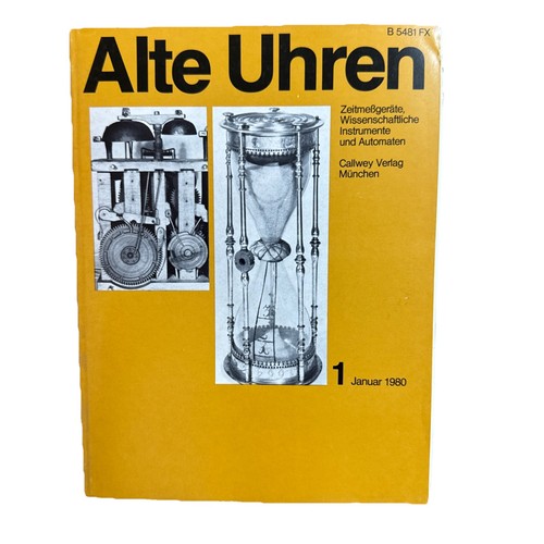 Alte uhren zeitschrift - uhren,
