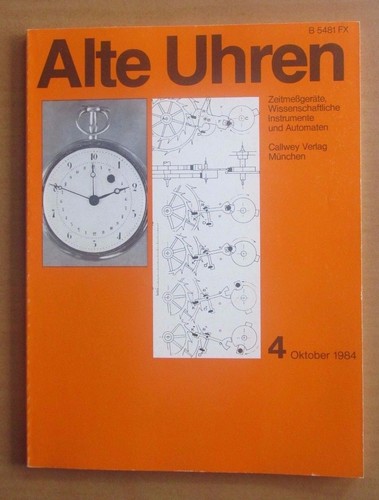 Zeitschrift alte uhren - alte, 4