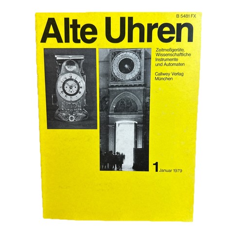 Alte uhren zeitschrift - alte,