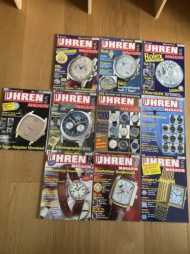 Uhren magazin kompl jahrgang - uhren,