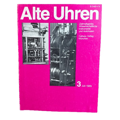 Alte uhren zeitschrift - uhren,