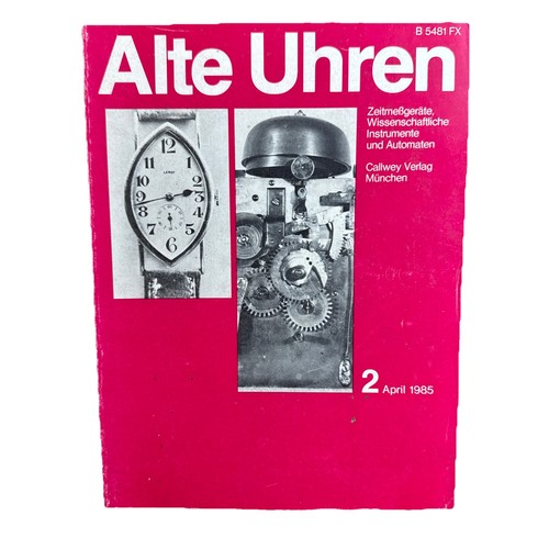 Alte uhren zeitschrift - uhren,