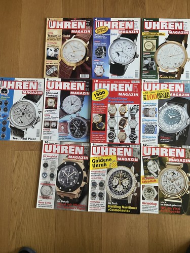 Uhren magazin kompl jahrgang - uhren,